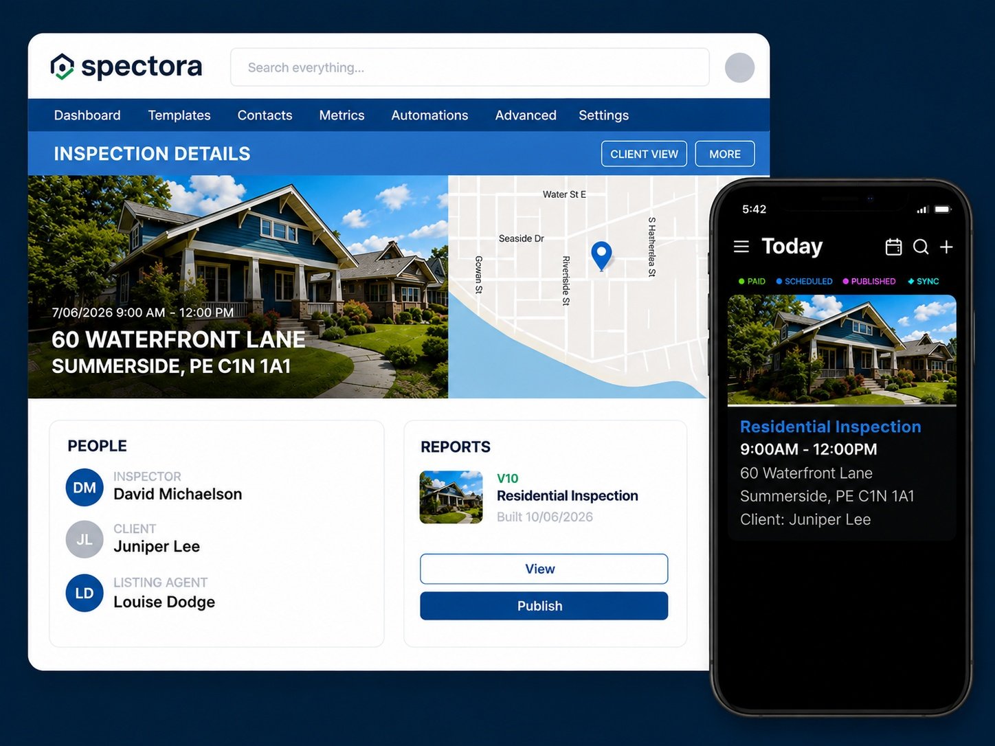 Home spectora report summerside