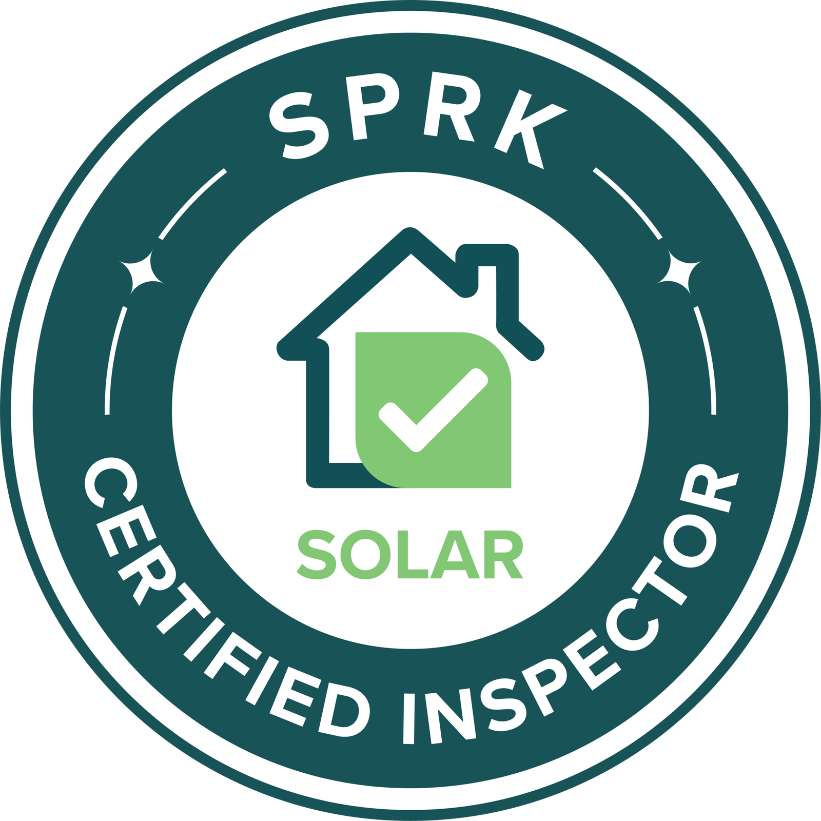 sprk solar certified inspector badge icon